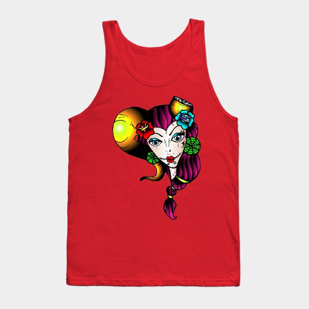 Doll face Tank Top by BSKR